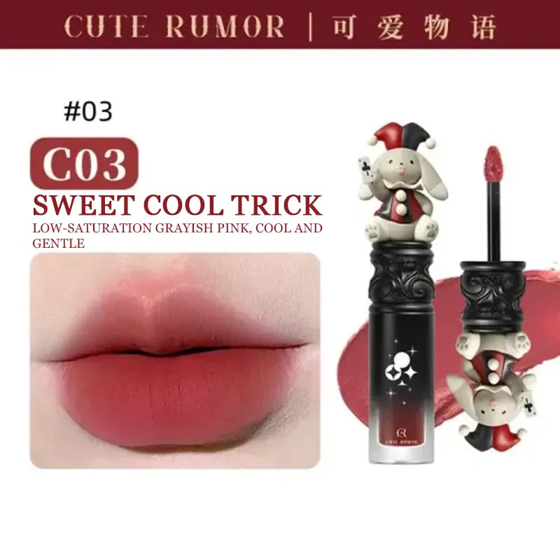 Cute Rumor Wonderland Circus Series Matte Finish Liquid Lipstick Gift Box