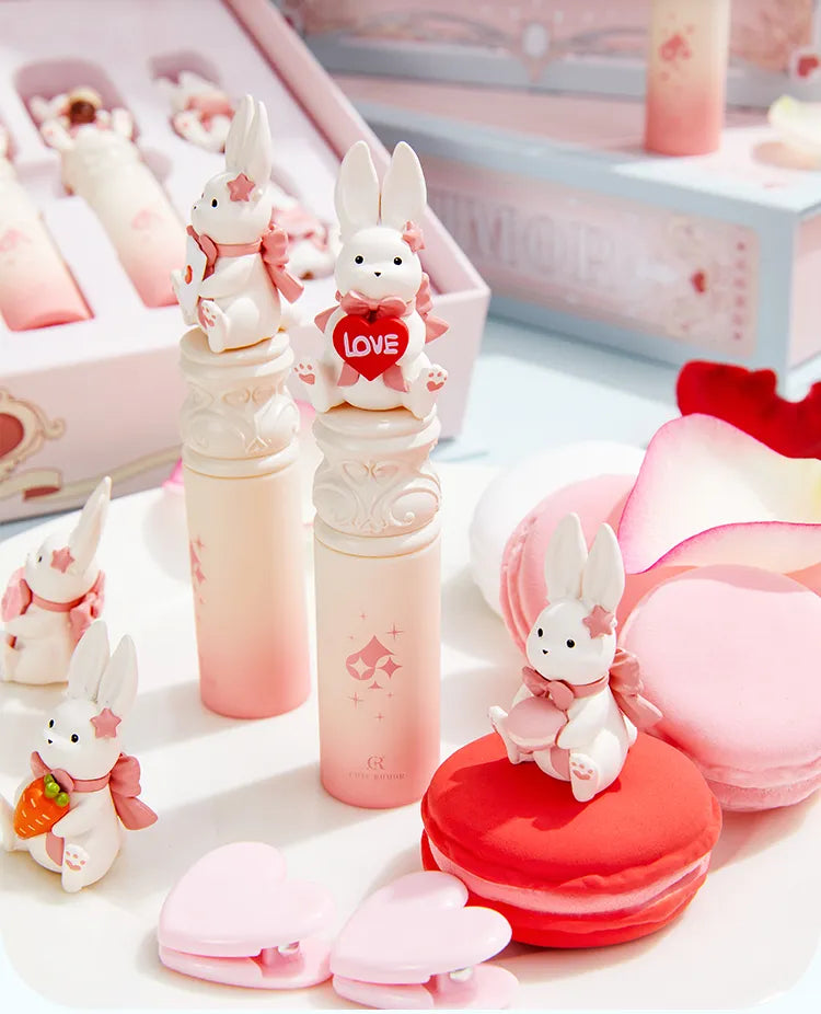 Cute Rumor Wonderland Tea Party Series White Rabbit Velvet Finish Liquid Lipstick