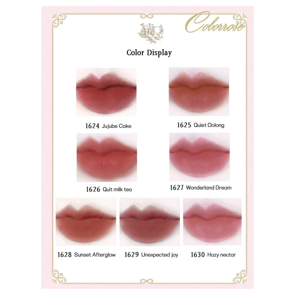 Colorrose Western antique relief watery mist lip glaze