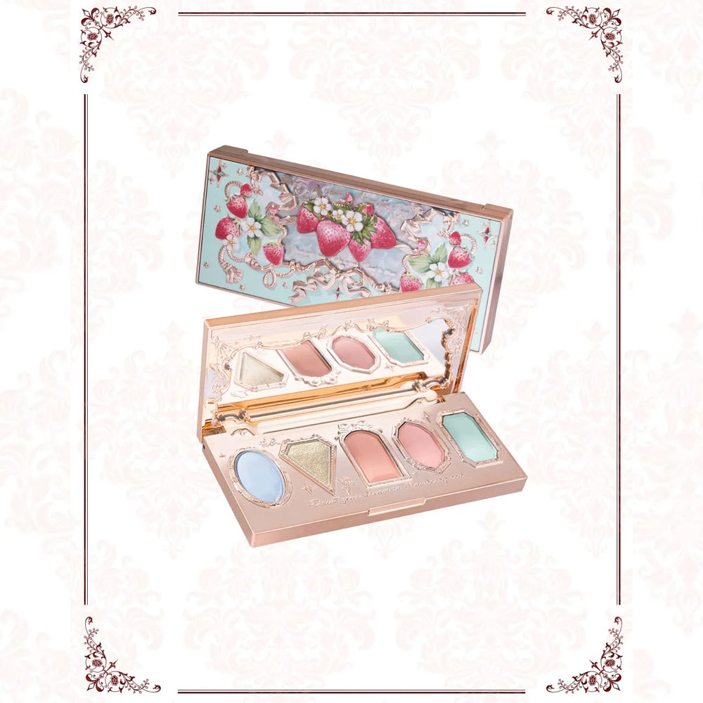 Flower Knows Strawberry Rococo 5 Color Eyeshadow Palette