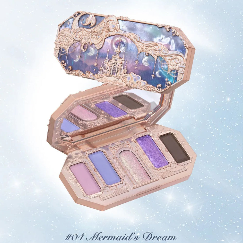 Flower Knows Moonlight Mermaid Five-Color Jewelry Eyeshadow Palette